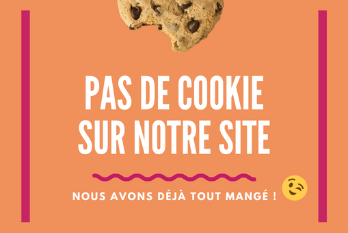 Pas de cookies sur notre site ! Nous avons tout mangé